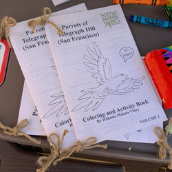 Discover the Parrots of Telegraph Hill with our Unique Coloring and Activity Book - Perfect for All Ages!